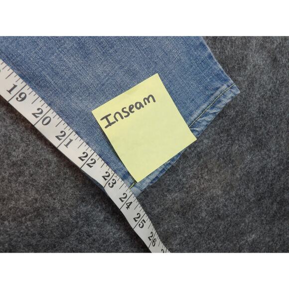 Ella Moss Jeans Straight Leg High Waisted Blue Denim 12/31 - Picture 12 of 12